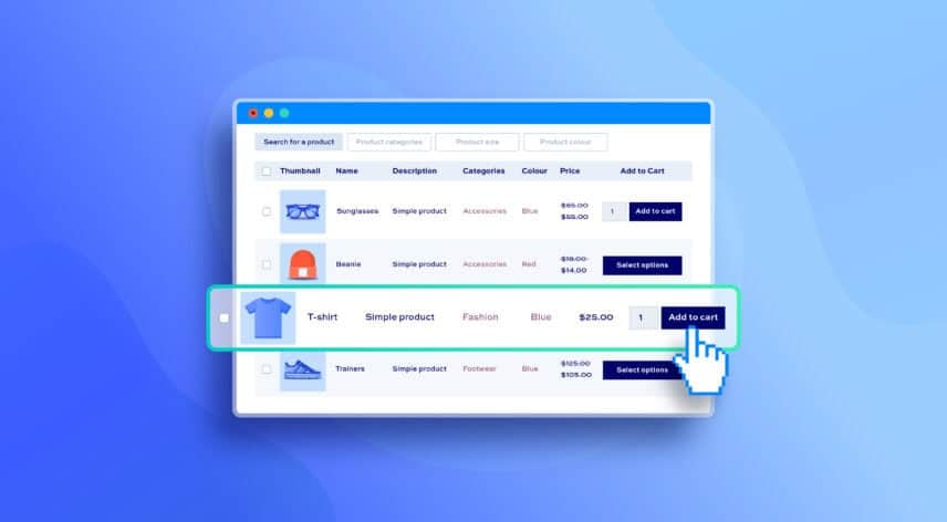 WooCommerce product table: when to use a table layout and how to set it up
