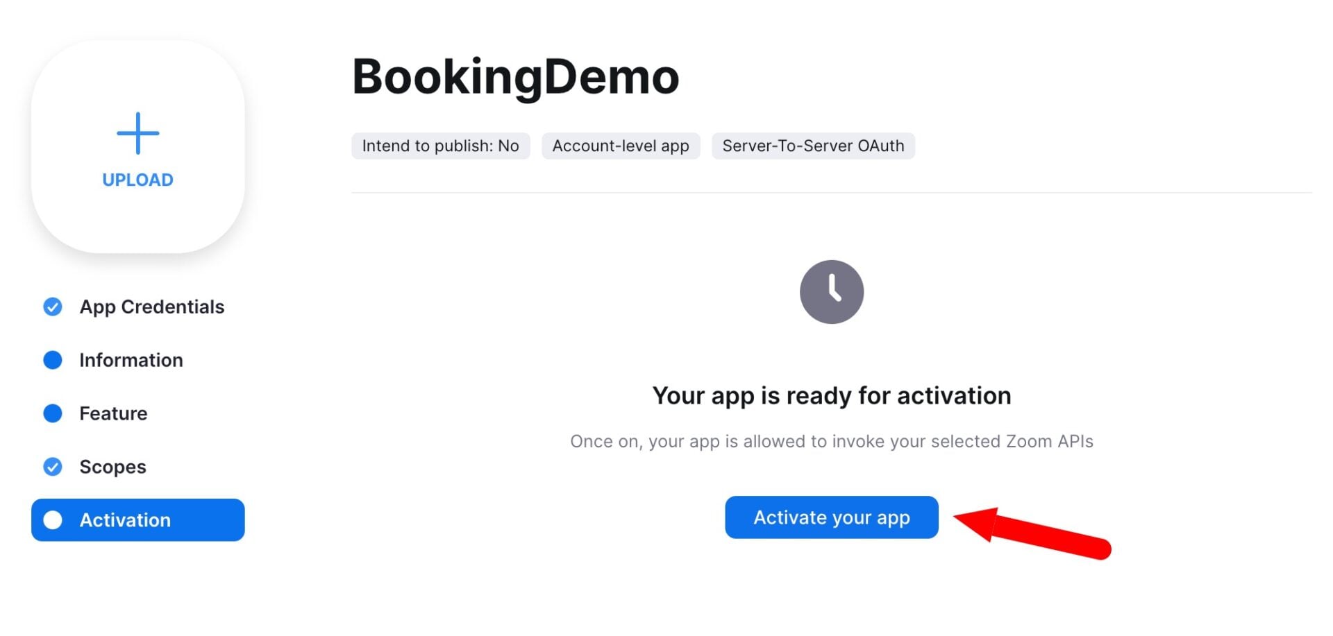 Activate your zoom app